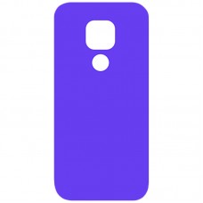 Capa para Motorola Moto G9 Play - Silicone Case Roxa